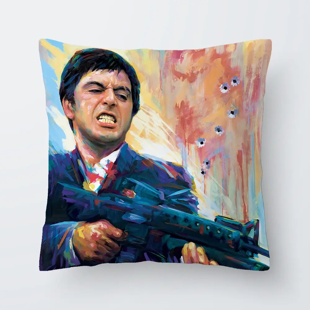 Scarface Cushion Scarface Cushion wall art product Art Print Shop