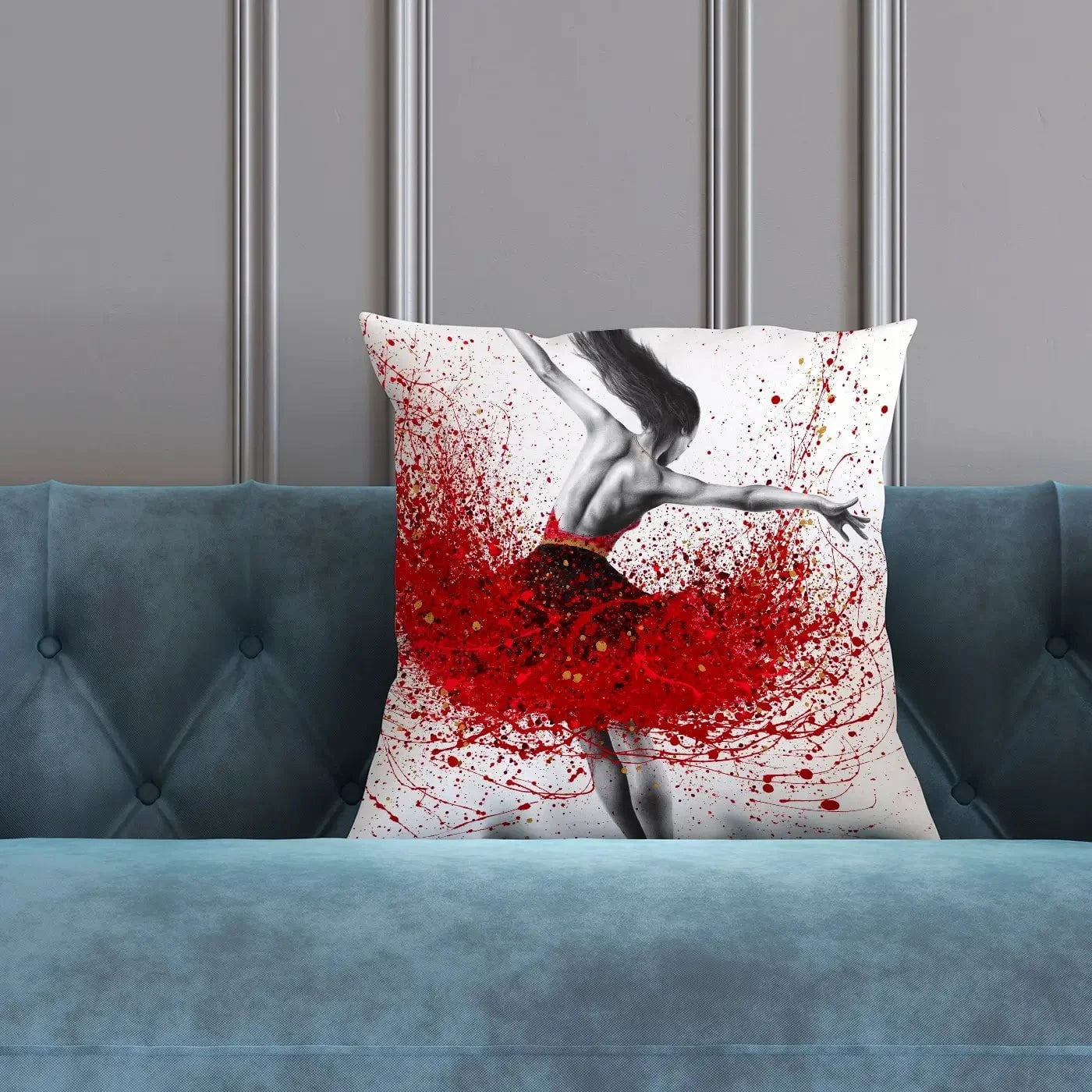 Scarlet Sensation Dance Cushion Scarlet Sensation Dance Cushion wall art product Ashvin Harrison