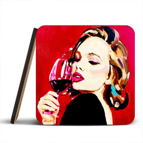 Scarlett Seduction Coaster Set Scarlett Seduction Coaster Set wall art product Juliet Stockton