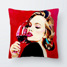 Scarlett Seduction Cushion Scarlett Seduction Cushion wall art product Juliet Stockton