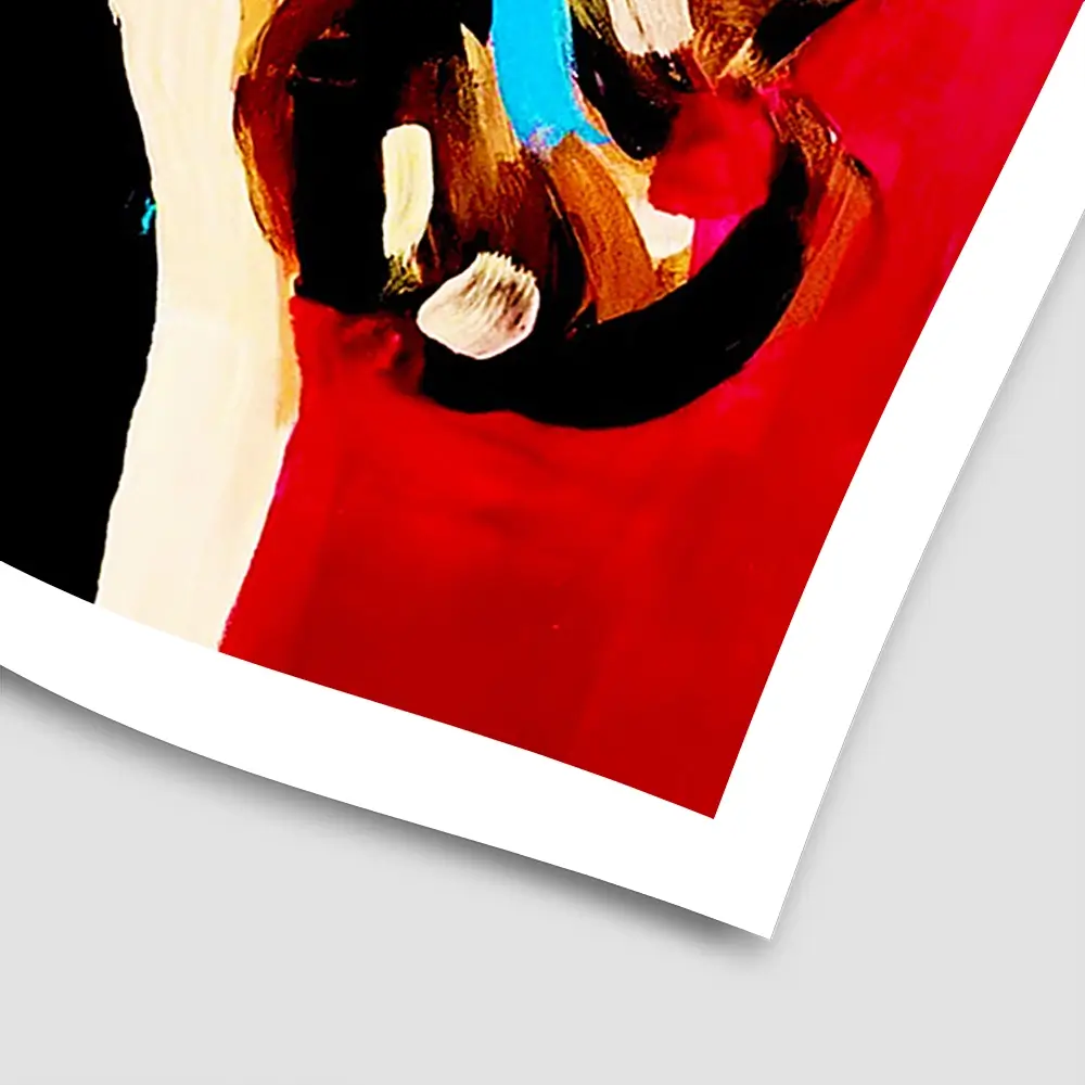 Scarlett Seduction Square Art Print Scarlett Seduction Square Art Print wall art product Juliet Stockton