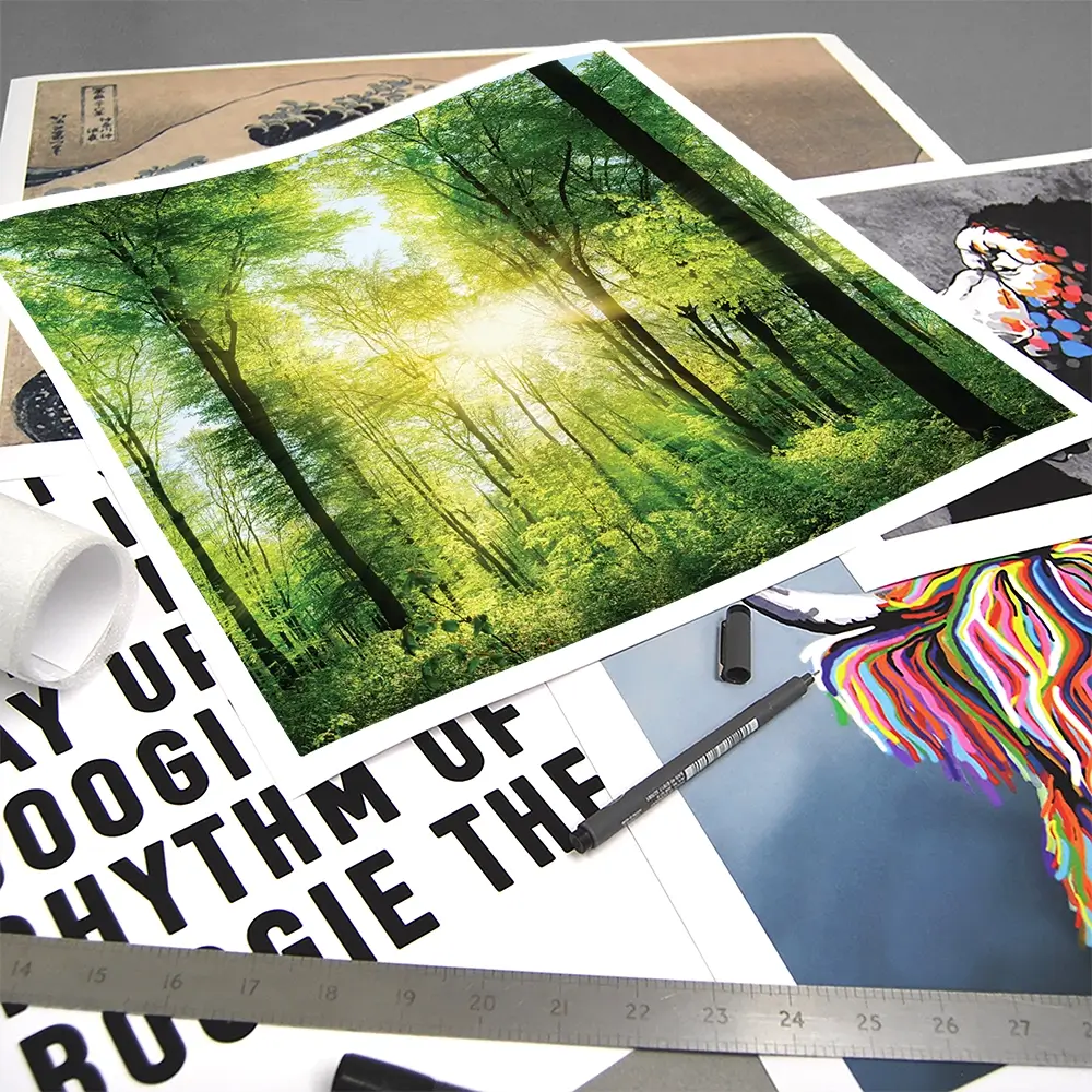 Scenic Forest Square Art Print Scenic Forest Square Art Print wall art product Smileus / Shutterstock