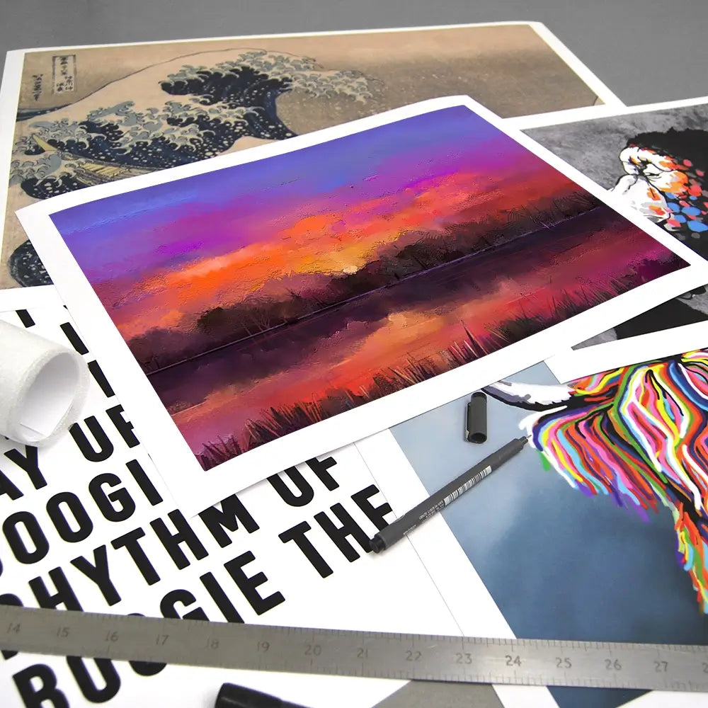 Scenic Sunset Art Print Scenic Sunset Art Print wall art product Art Print Shop