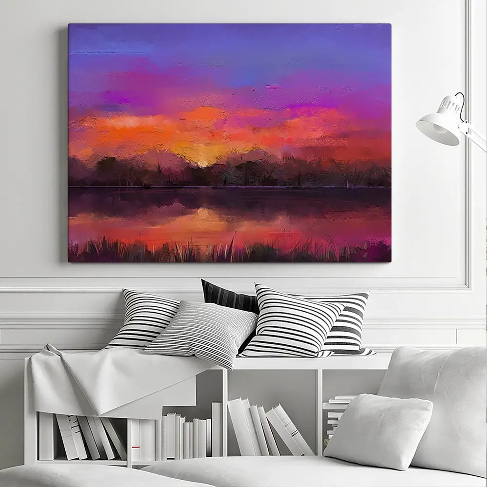 Scenic Sunset Canvas Print Scenic Sunset Canvas Print wall art product Art Print Shop