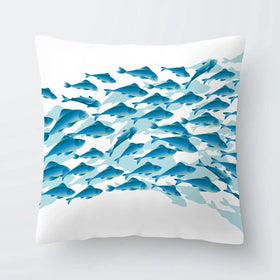 School Of Fish Cushion School Of Fish Cushion wall art product Galyna_P / Shutterstock