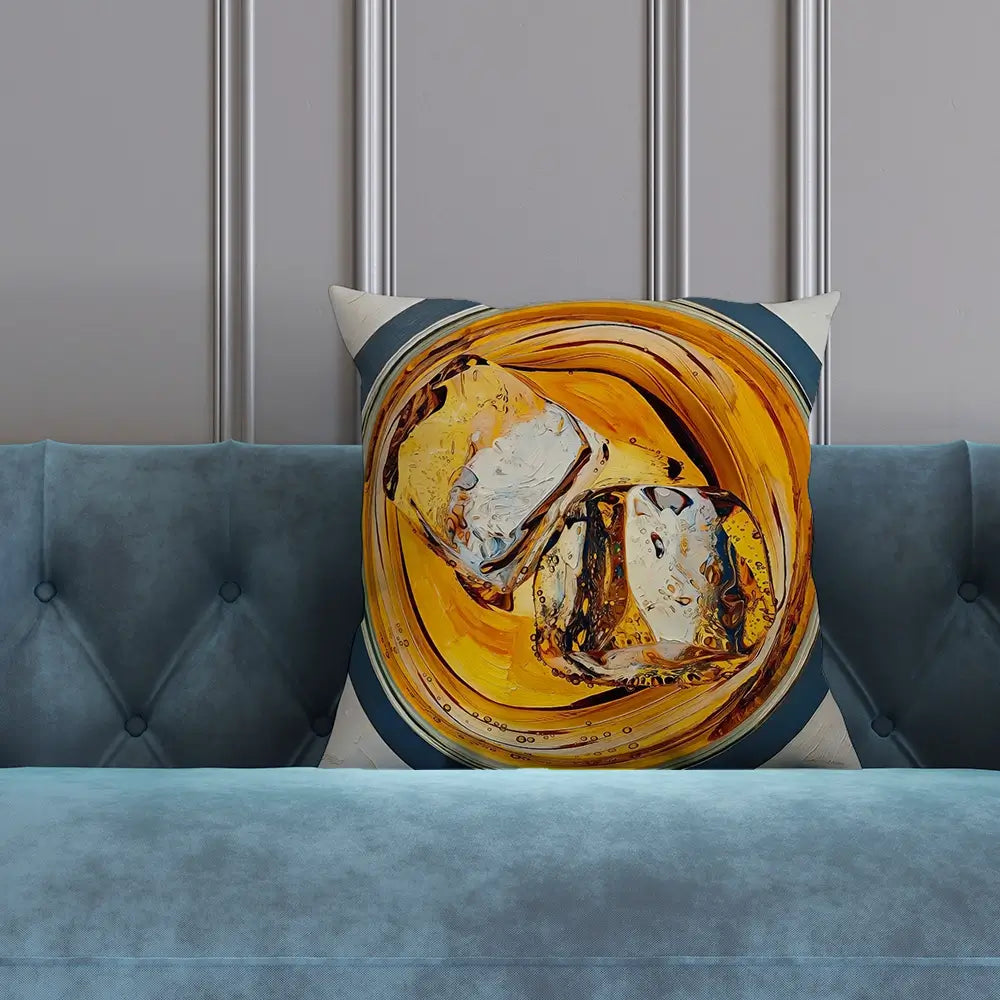 Scotch On The Rocks Cocktail Cushion Scotch On The Rocks Cocktail Cushion wall art product David Alexander Elder