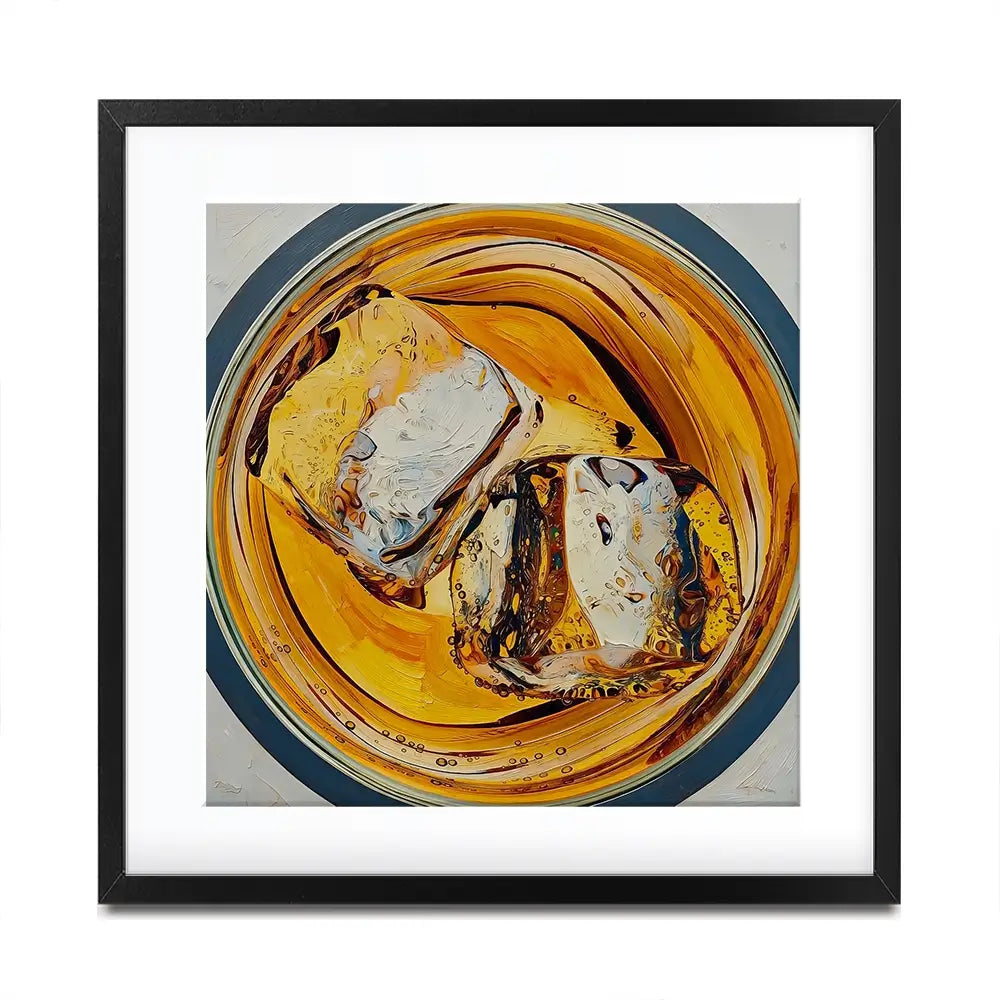 Scotch On The Rocks Cocktail Square Framed Art Print Scotch On The Rocks Cocktail Square Framed Art Print wall art product David Alexander Elder