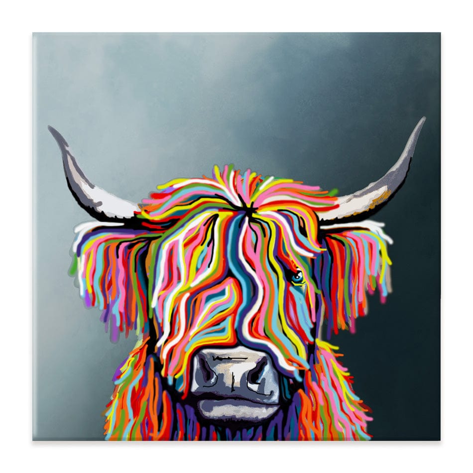 Scottish Highland Coo Canvas Print wall art product Independent