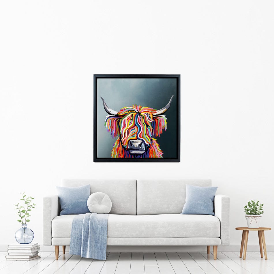 Scottish Highland Coo Canvas Print wall art product Independent