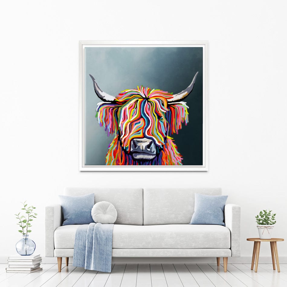 Scottish Highland Coo Canvas Print wall art product Independent