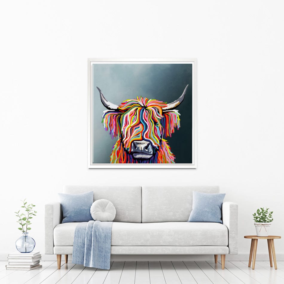 Scottish Highland Coo Canvas Print wall art product Independent