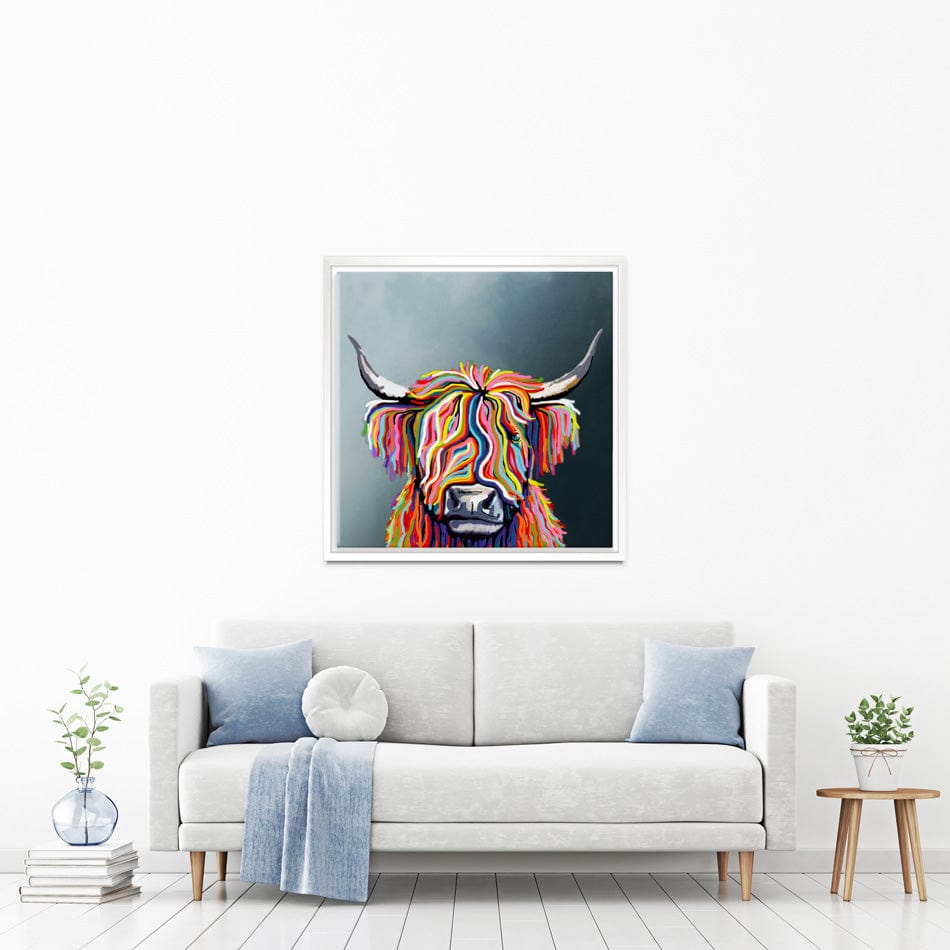 Scottish Highland Coo Canvas Print wall art product Independent