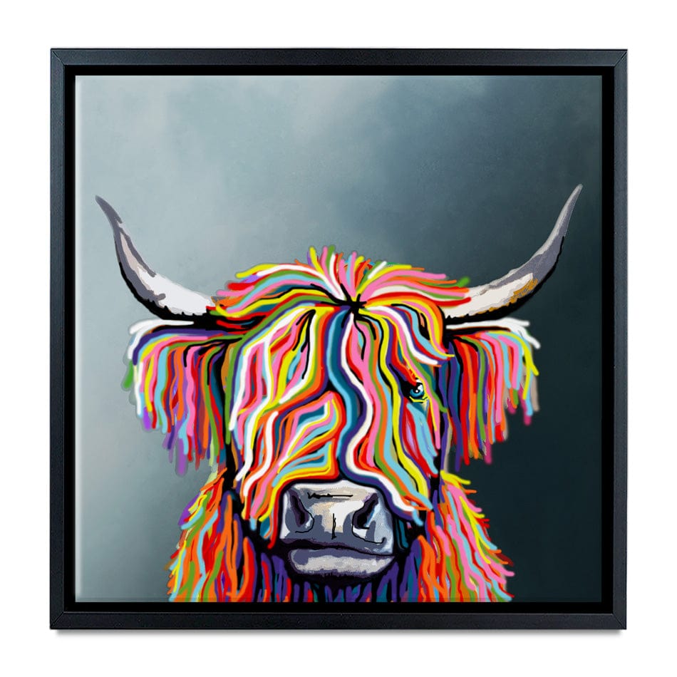 Scottish Highland Coo Canvas Print wall art product Independent
