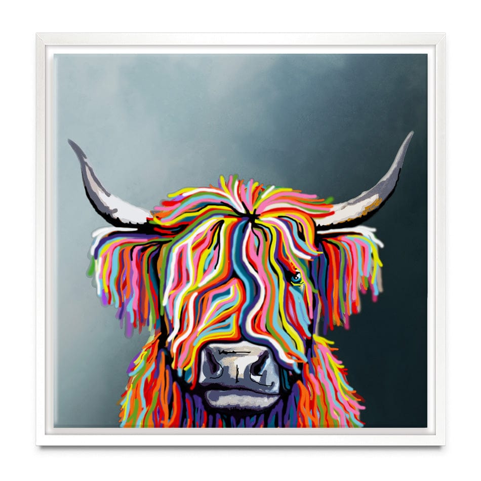 Scottish Highland Coo Canvas Print wall art product Independent