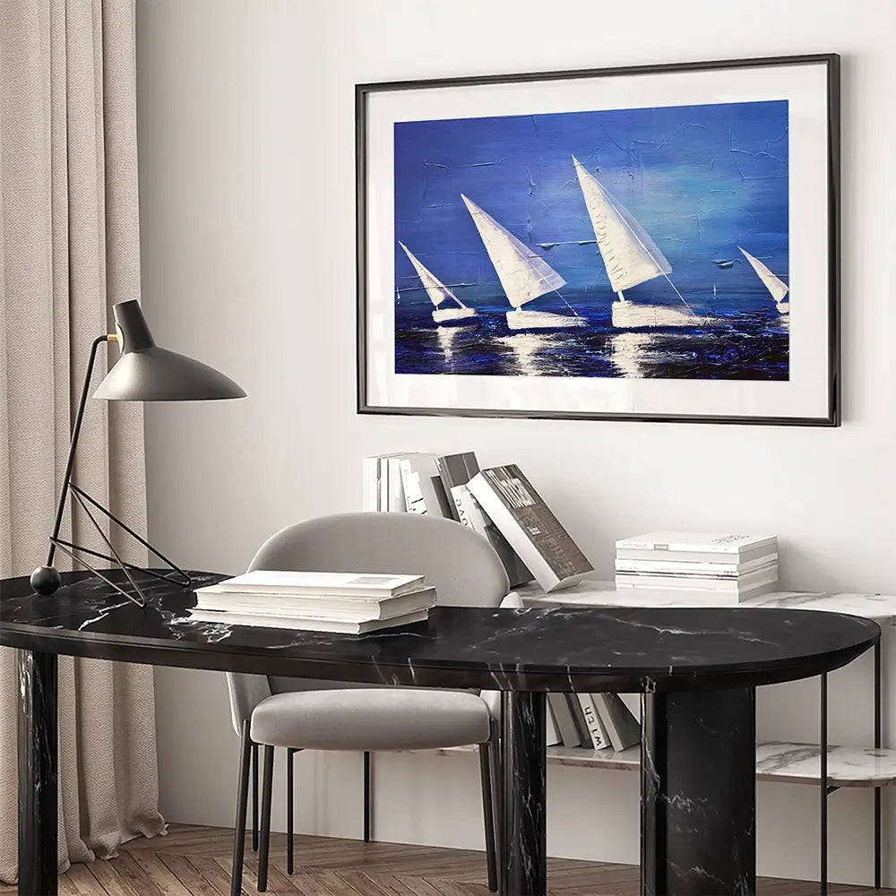 Sea Diamonds Framed Art Print Sea Diamonds Framed Art Print wall art product Osnat Tzadok