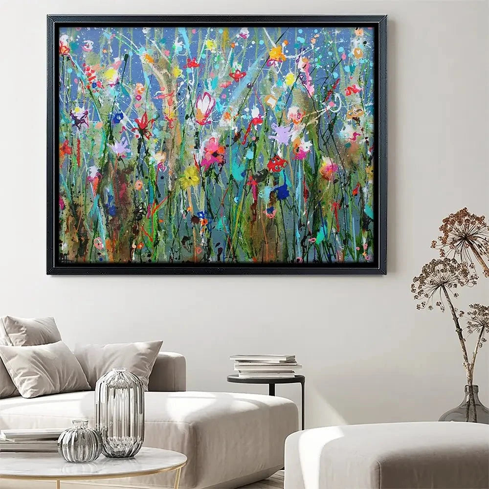 Sea Of Flowers Canvas Print Sea Of Flowers Canvas Print wall art product Studio Paint-Ing