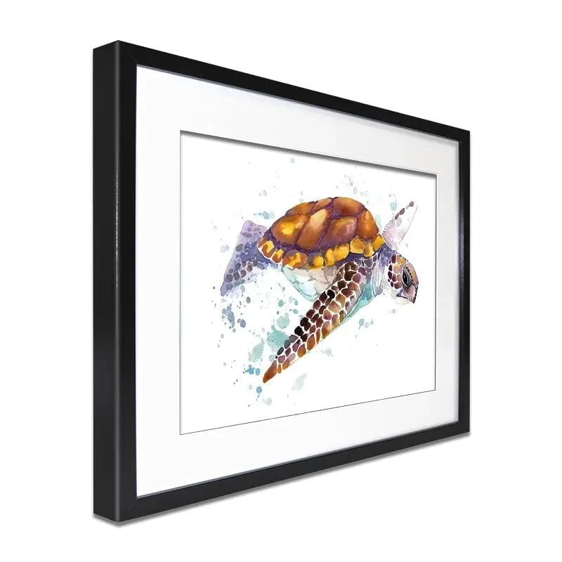 Sea Turtle Framed Art Print Sea Turtle Framed Art Print wall art product Faenkova Elena / Shutterstock