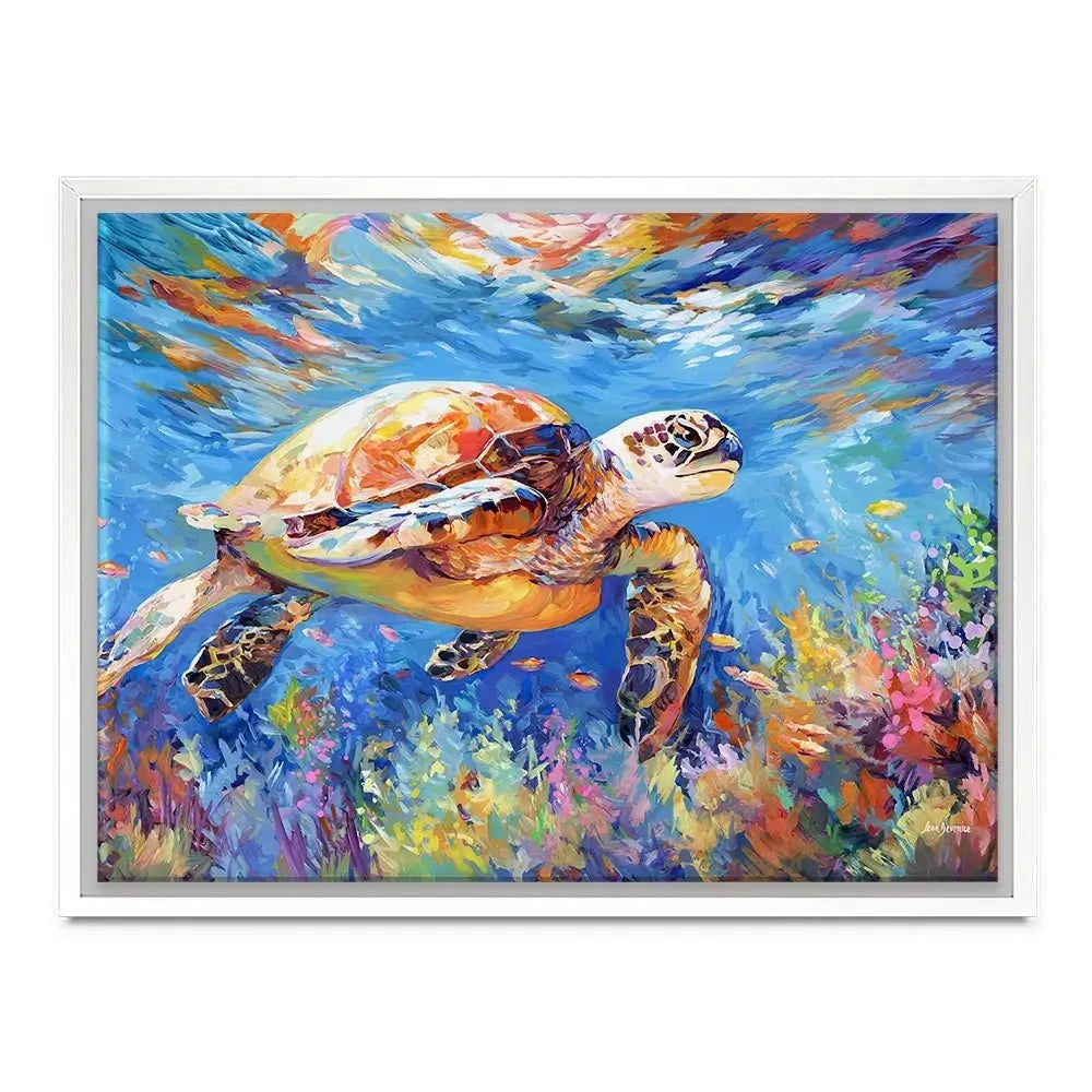 Sea Turtles Adventure Canvas Print Sea Turtles Adventure Canvas Print wall art product Leon Devenice