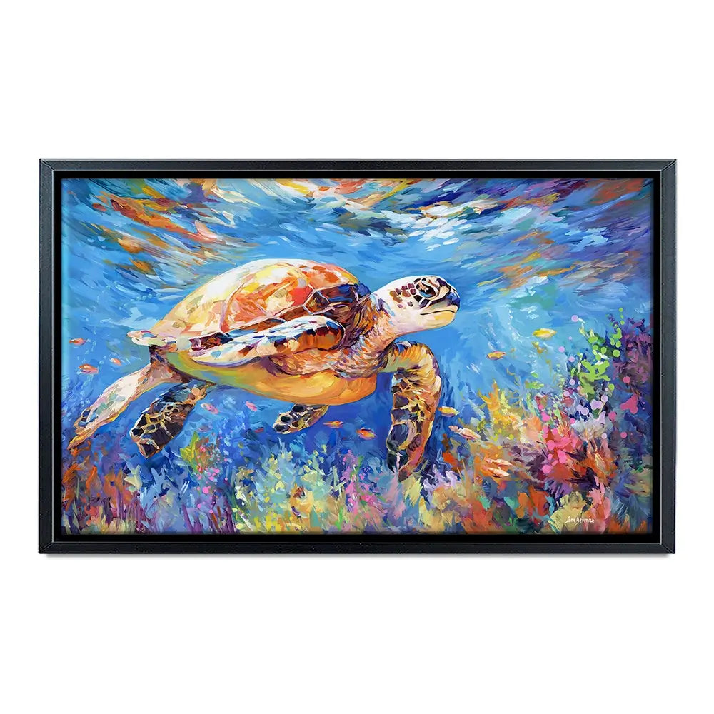 Sea Turtles Adventure Oversized Canvas Print Sea Turtles Adventure Oversized Canvas Print wall art product Art Print Shop