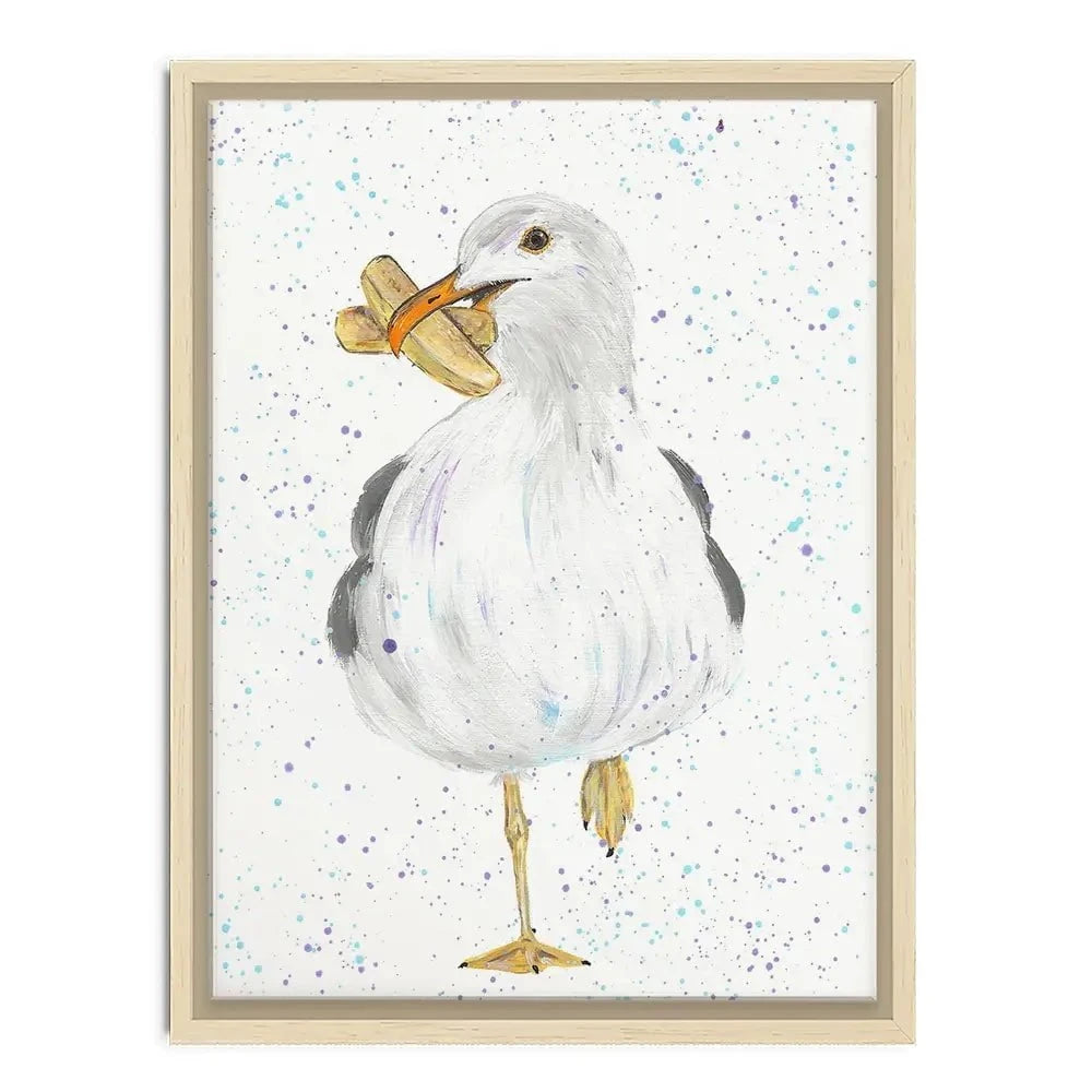 Seagull Spencer Canvas Print Seagull Spencer Canvas Print wall art product Emma LC Art