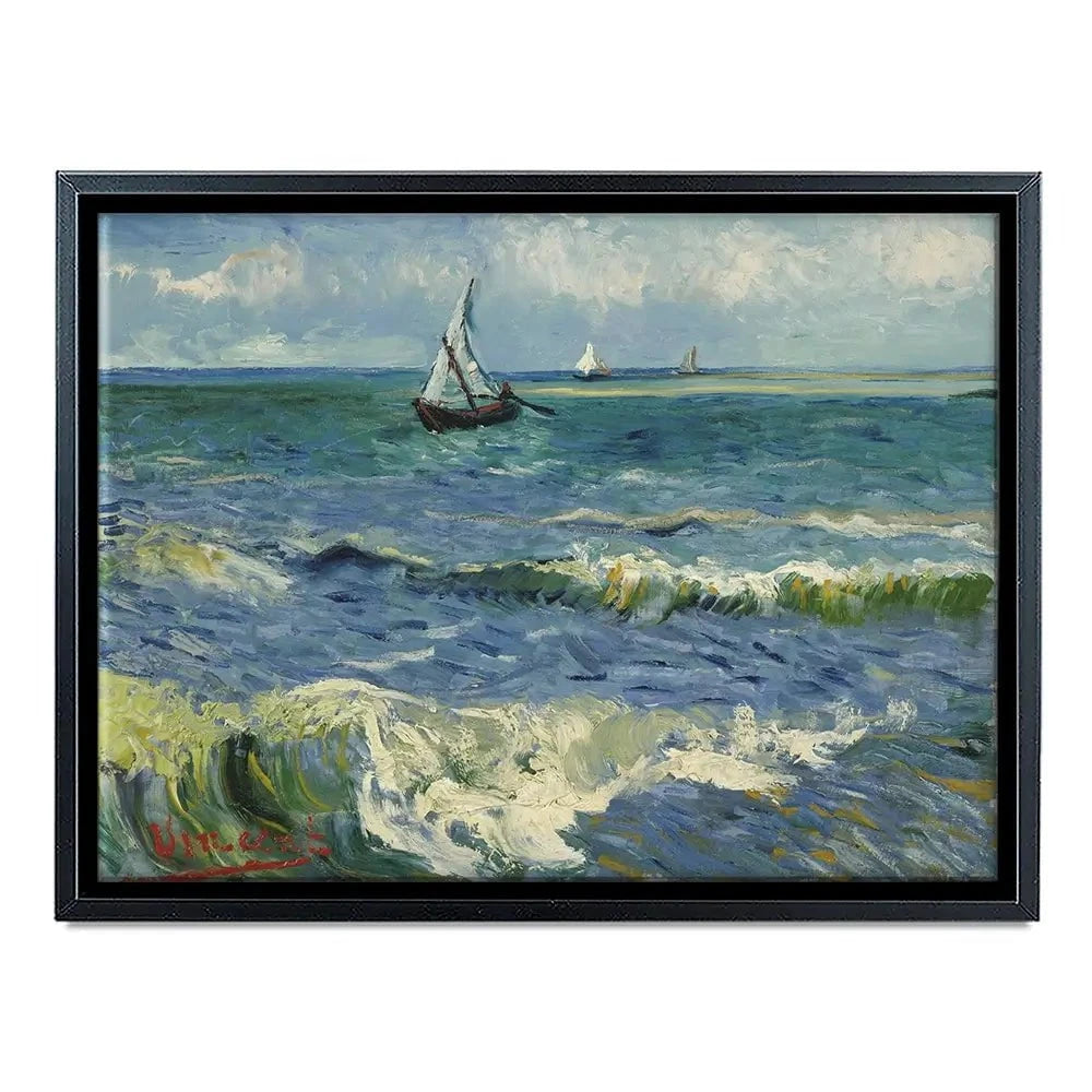 Seascape Near Les Saintes-Maries-De-La-Mer Canvas Print Seascape Near Les Saintes-Maries-De-La-Mer Canvas Print wall art product Vincent Van Gogh