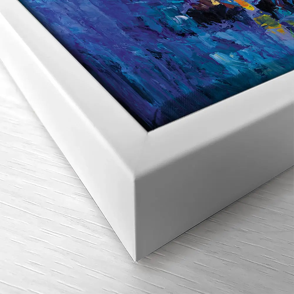Seascape With Crashing Waves Over Rocky Coast Square Canvas Print Seascape With Crashing Waves Over Rocky Coast Square Canvas Print wall art product Leon Devenice