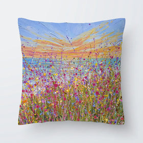 Seaside Bloom Cushion Seaside Bloom Cushion wall art product Olga Tkachyk
