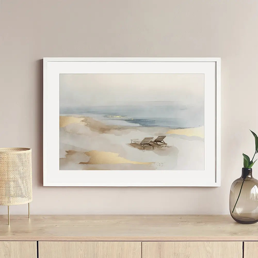 Seaside Interlude Framed Art Print Seaside Interlude Framed Art Print wall art product Svetlana Aleynikova