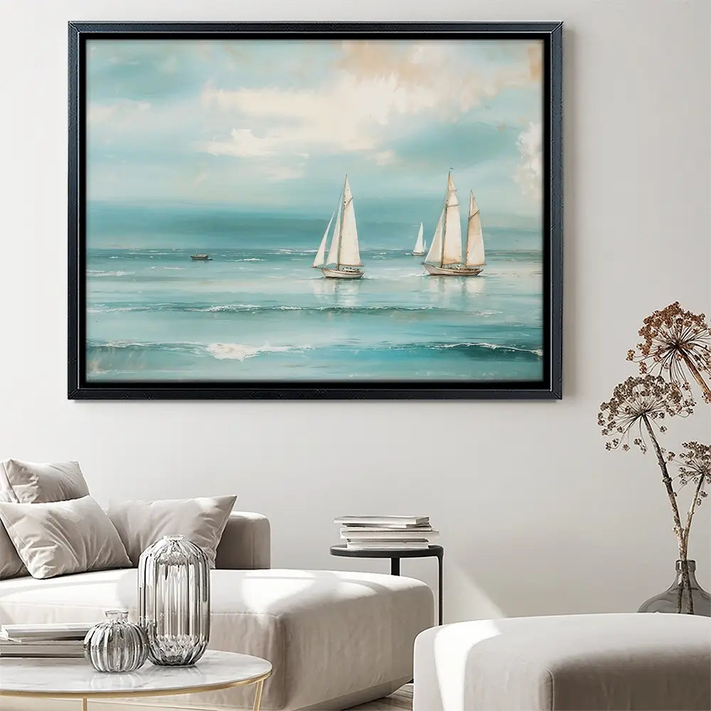 Seaside Story Canvas Print Seaside Story Canvas Print wall art product Treechild