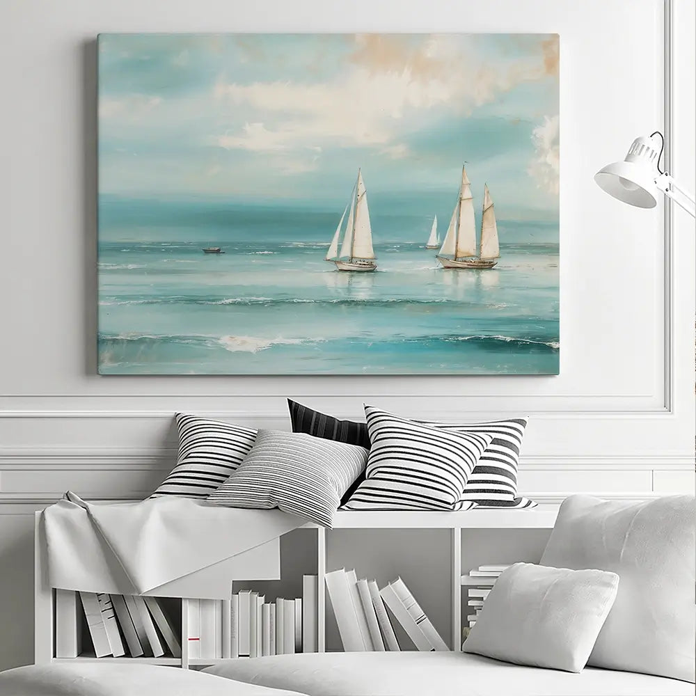 Seaside Story Canvas Print Seaside Story Canvas Print wall art product Treechild