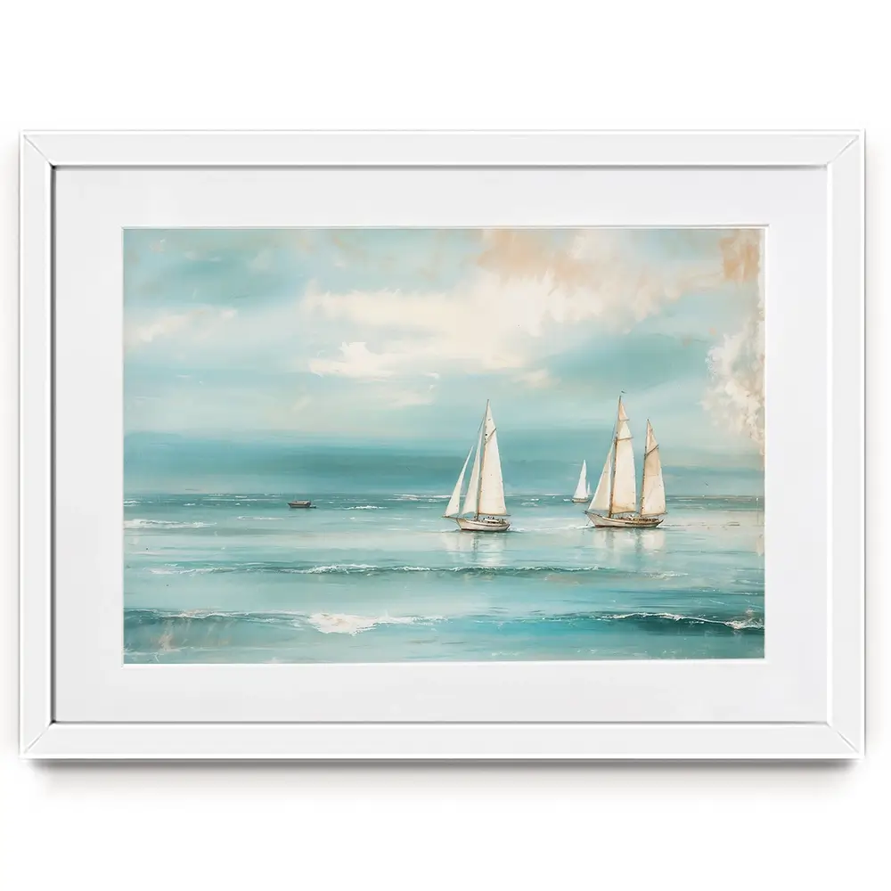 Seaside Story Framed Art Print Seaside Story Framed Art Print wall art product Treechild