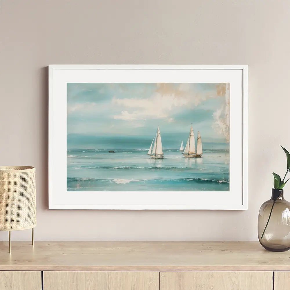 Seaside Story Framed Art Print Seaside Story Framed Art Print wall art product Treechild