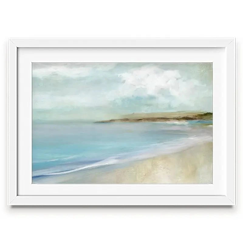 Secluded Beach Framed Art Print Secluded Beach Framed Art Print wall art product Carol Robinson