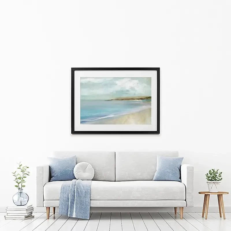Secluded Beach Framed Art Print Secluded Beach Framed Art Print wall art product Carol Robinson