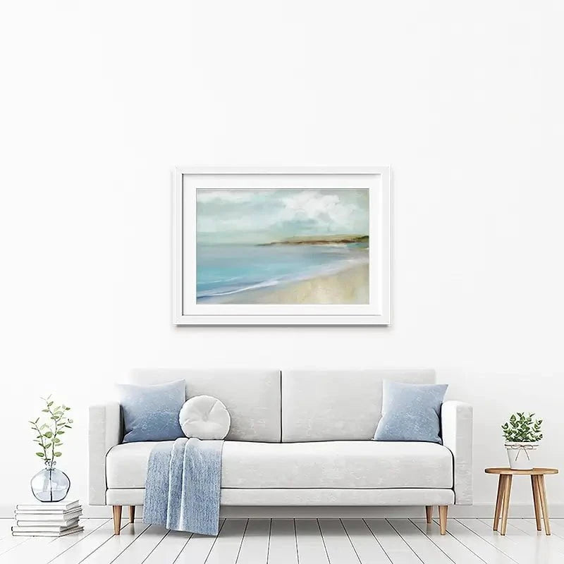 Secluded Beach Framed Art Print Secluded Beach Framed Art Print wall art product Carol Robinson