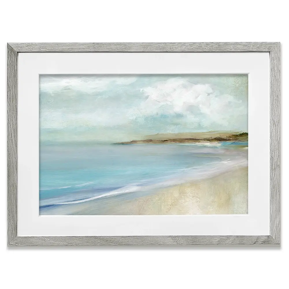 Secluded Beach Framed Art Print Secluded Beach Framed Art Print wall art product Carol Robinson