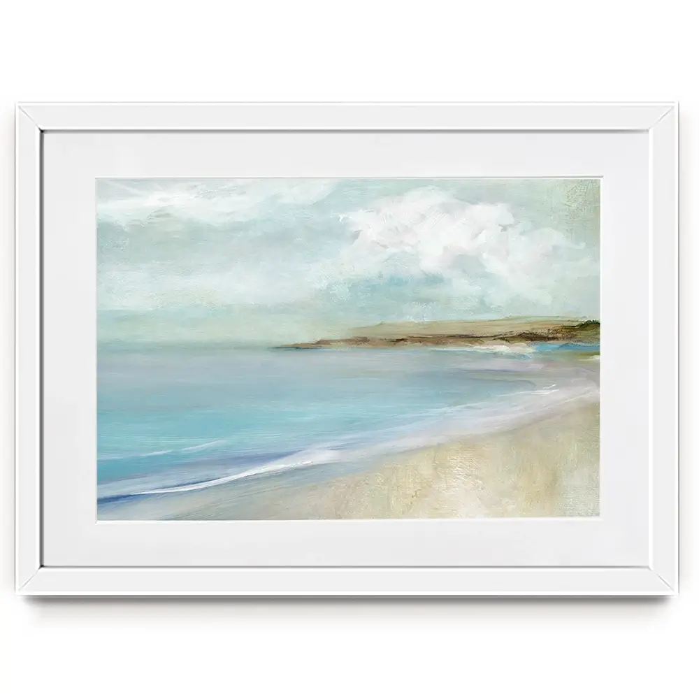 Secluded Beach Framed Art Print Secluded Beach Framed Art Print wall art product Carol Robinson