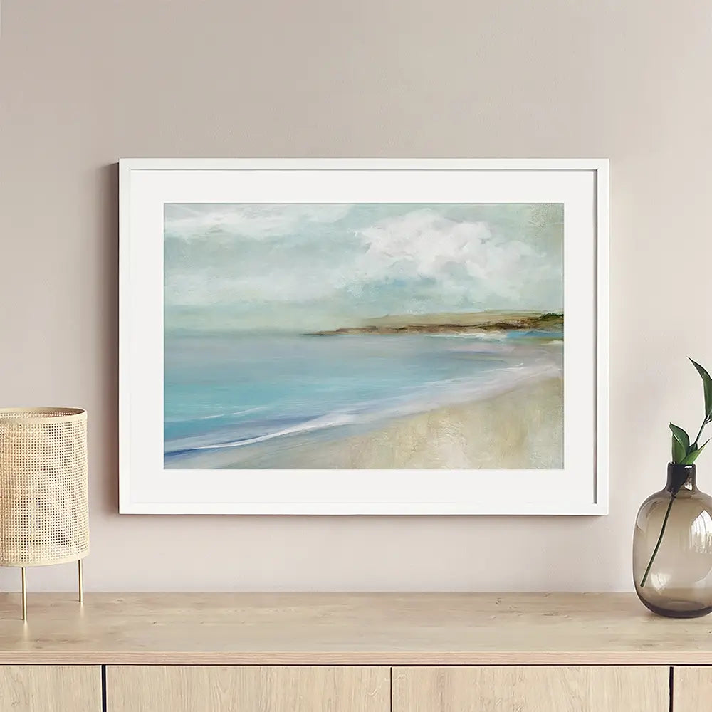Secluded Beach Framed Art Print Secluded Beach Framed Art Print wall art product Carol Robinson
