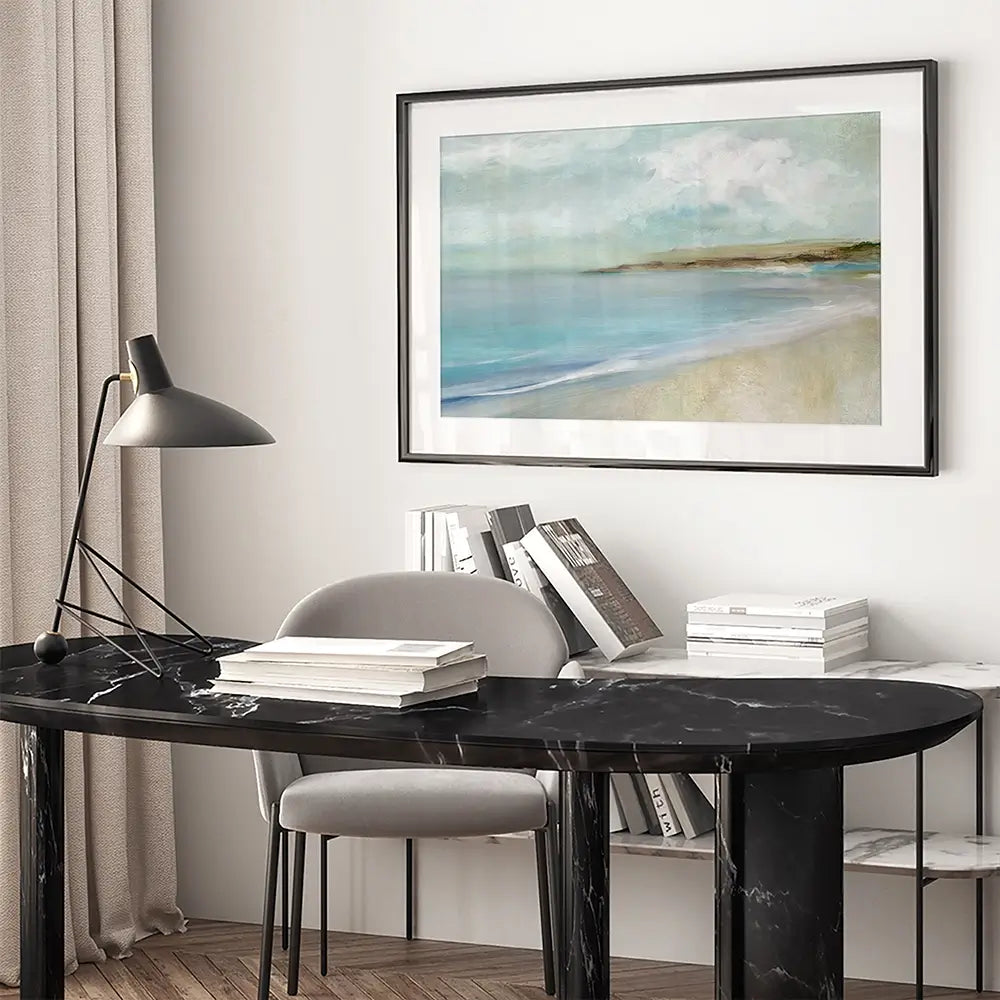 Secluded Beach Framed Art Print Secluded Beach Framed Art Print wall art product Carol Robinson