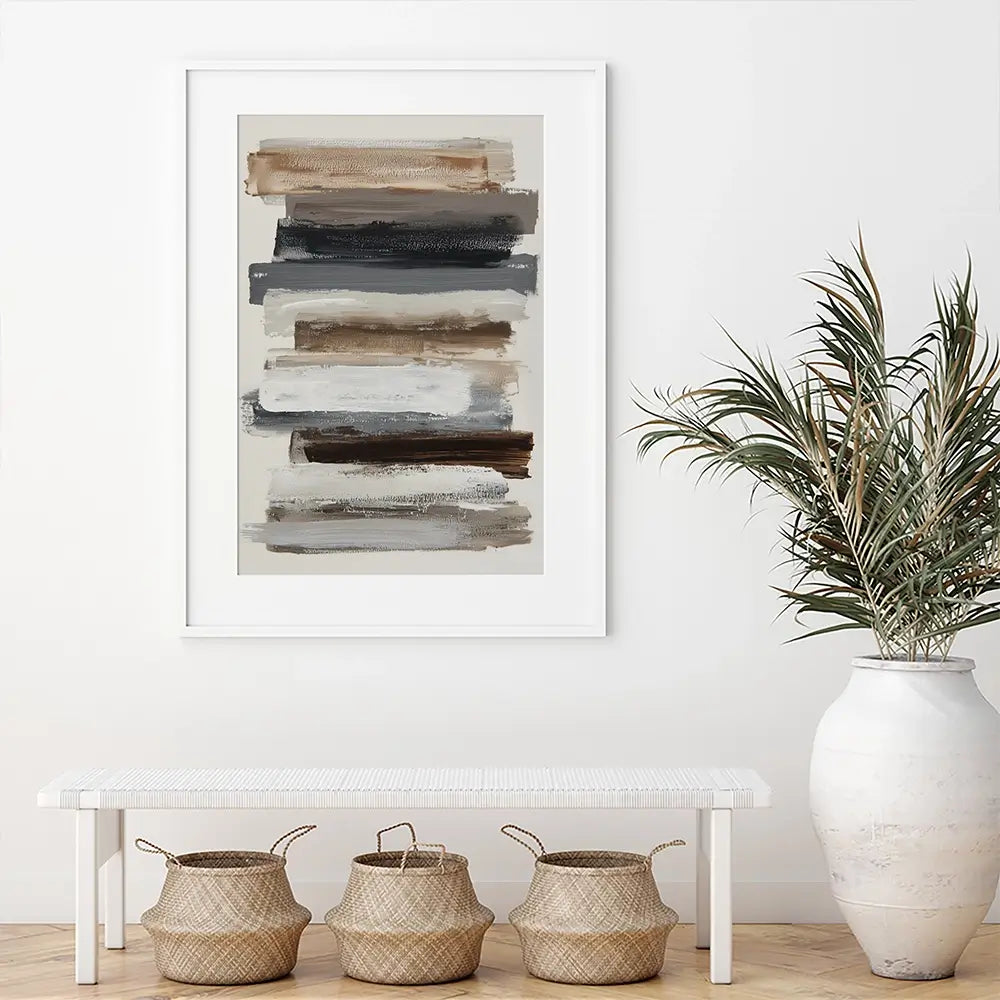 Sediment Lines Framed Art Print Sediment Lines Framed Art Print wall art product Svetlana Aleynikova