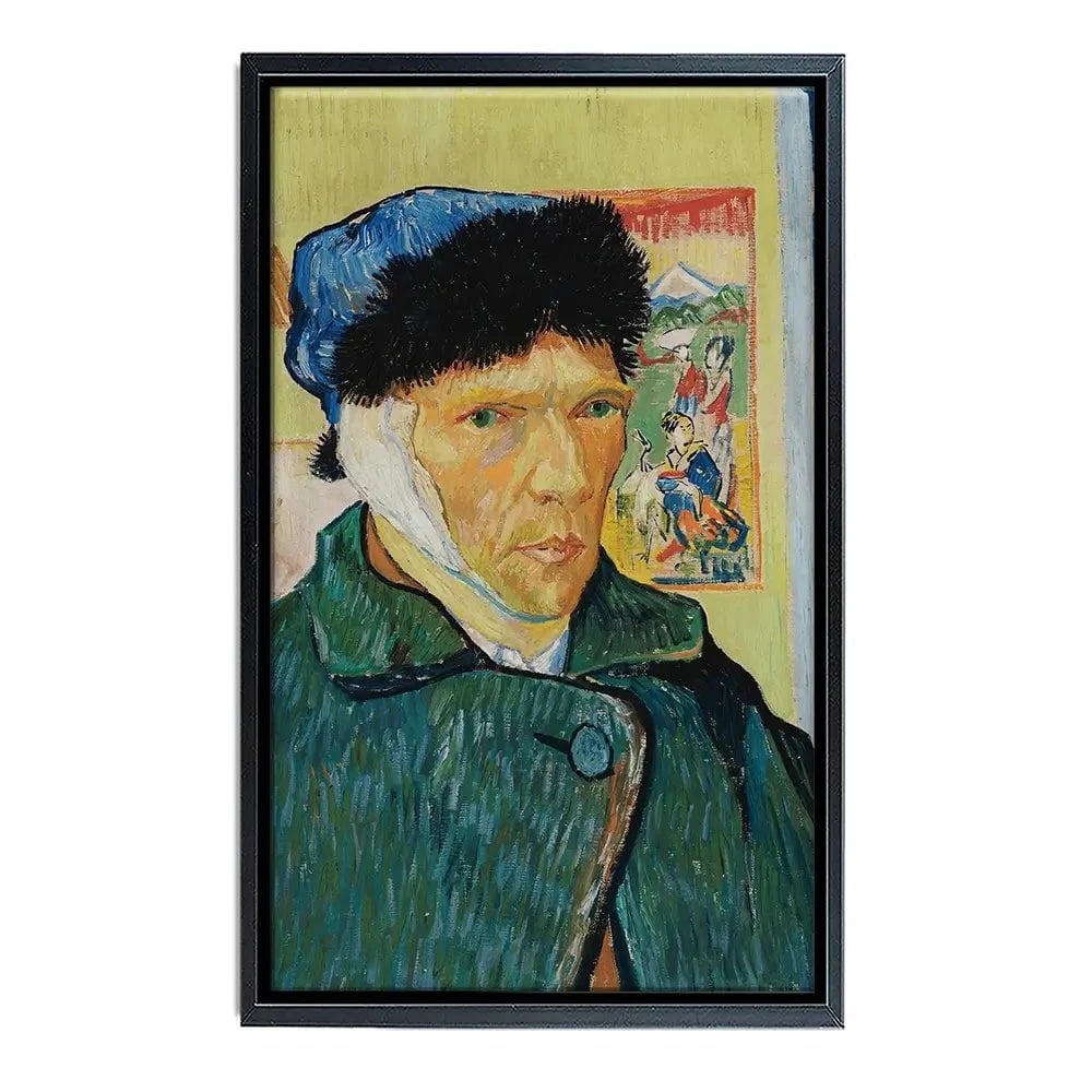 Self Portrait With Bandaged Ear Canvas Print Self Portrait With Bandaged Ear Canvas Print wall art product Vincent Van Gogh