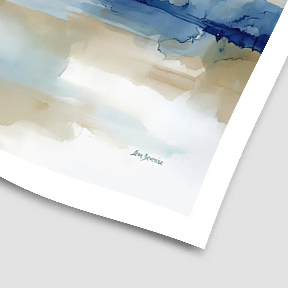 Serene Coastal View Art Print Serene Coastal View Art Print wall art product Leon Devenice