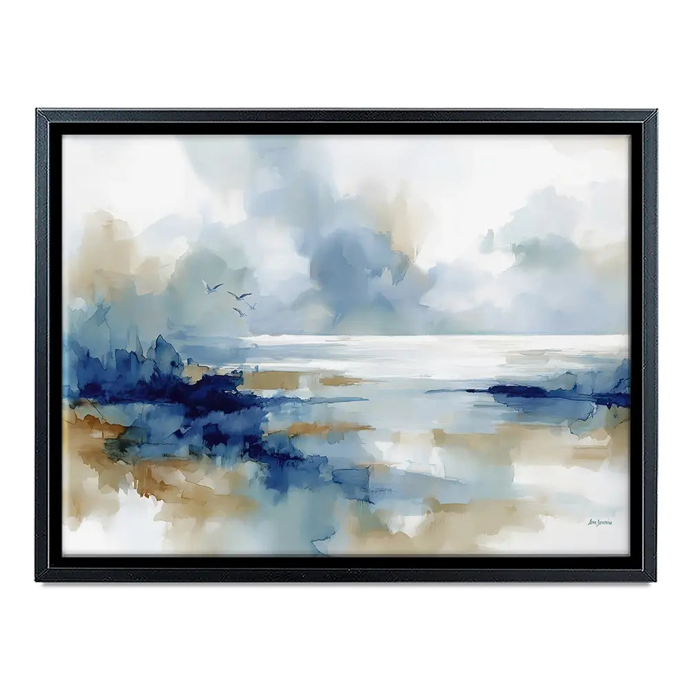 Serene Coastal View Canvas Print Serene Coastal View Canvas Print wall art product Leon Devenice