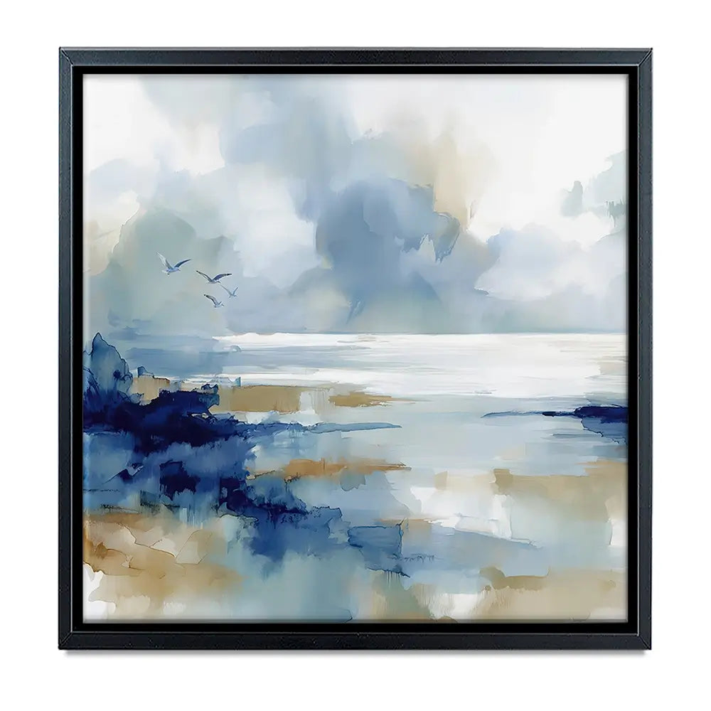 Serene Coastal View Oversized Canvas Print Serene Coastal View Oversized Canvas Print wall art product Leon Devenice