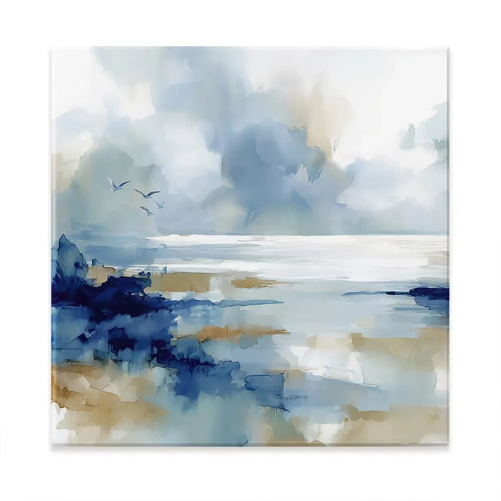 Serene Coastal View Oversized Canvas Print Serene Coastal View Oversized Canvas Print wall art product Leon Devenice