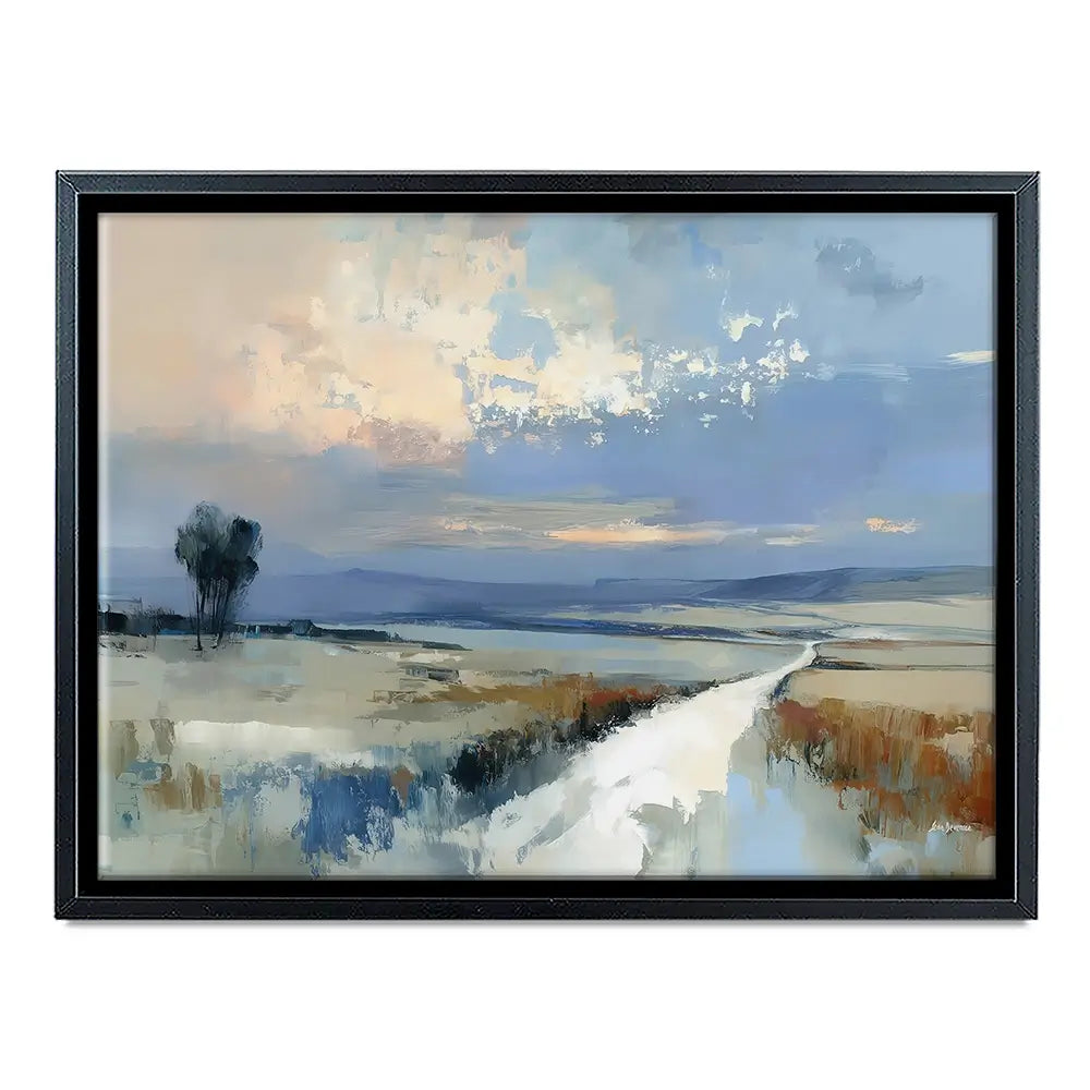 Serene Distant Hills Canvas Print Serene Distant Hills Canvas Print wall art product Leon Devenice
