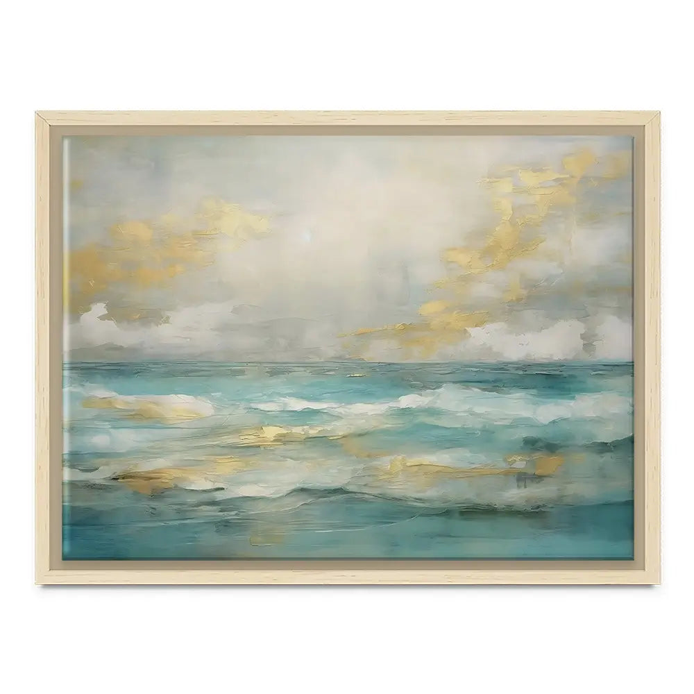 Serene Green Canvas Print Serene Green Canvas Print wall art product Art Print Shop