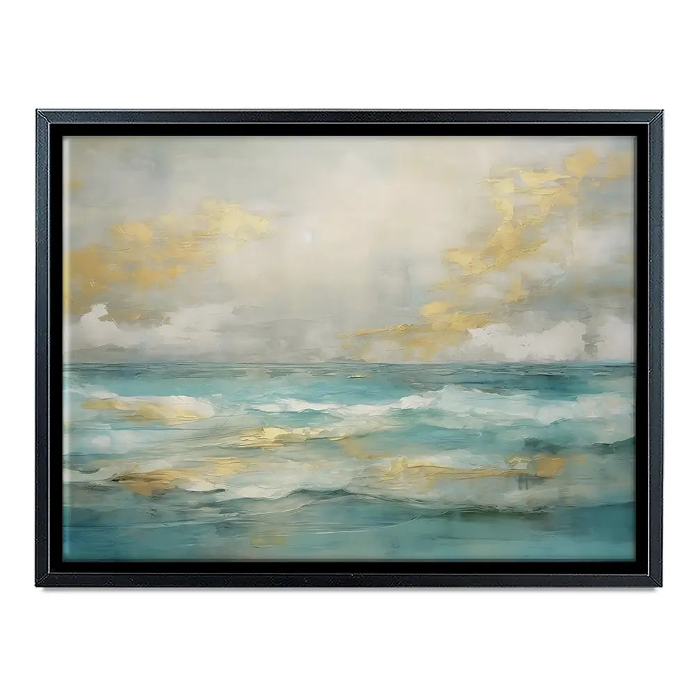 Serene Green Canvas Print Serene Green Canvas Print wall art product Art Print Shop