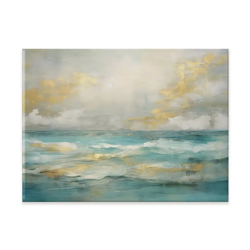 Serene Green Canvas Print Serene Green Canvas Print wall art product Art Print Shop