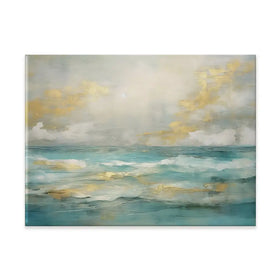 Serene Green Canvas Print Serene Green Canvas Print wall art product Art Print Shop